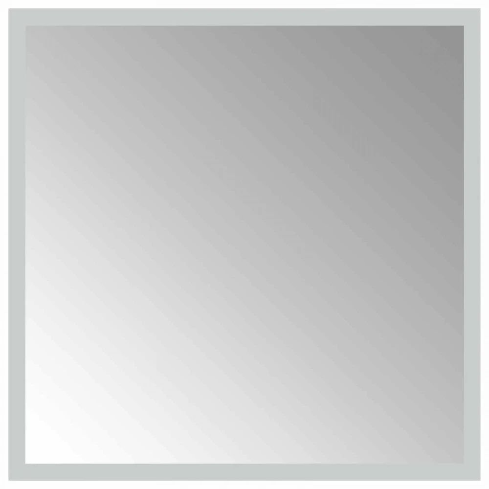 LED vonios veidrodis Skaidrus 40 x 40 cm grūdintas stiklas