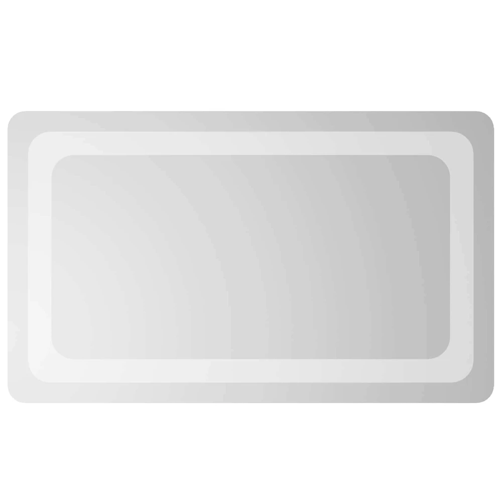 LED vonios veidrodis Skaidrus 50 x 30 cm grūdintas stiklas