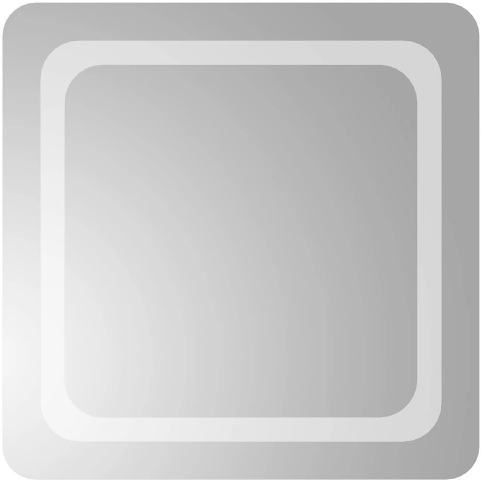LED vonios veidrodis Skaidrus 50 x 50 cm grūdintas stiklas