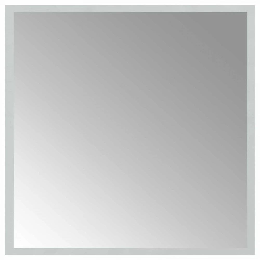 LED vonios veidrodis Skaidrus 50 x 50 cm grūdintas stiklas