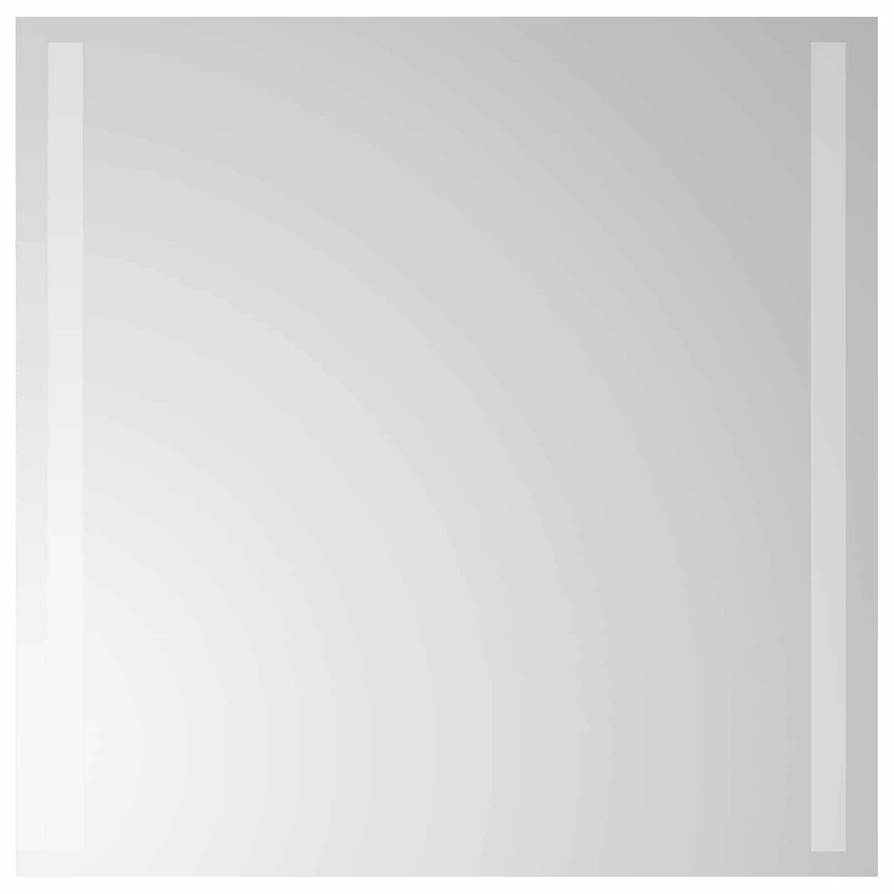 LED vonios veidrodis Skaidrus 50 x 50 cm grūdintas stiklas