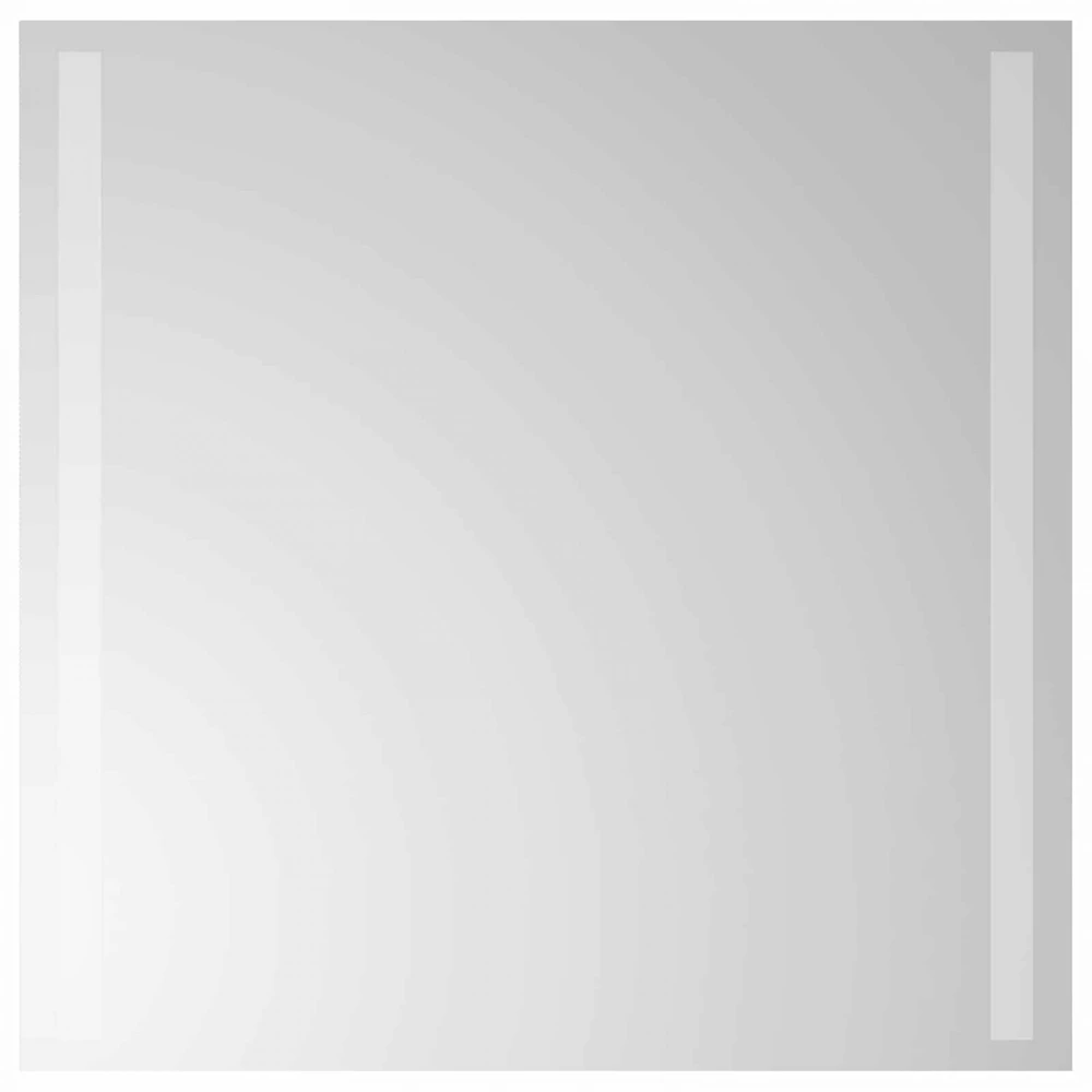 LED vonios veidrodis Skaidrus 50 x 50 cm grūdintas stiklas
