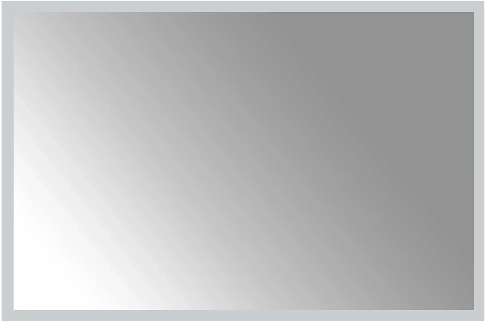 LED vonios veidrodis Skaidrus 60 x 40 cm grūdintas stiklas