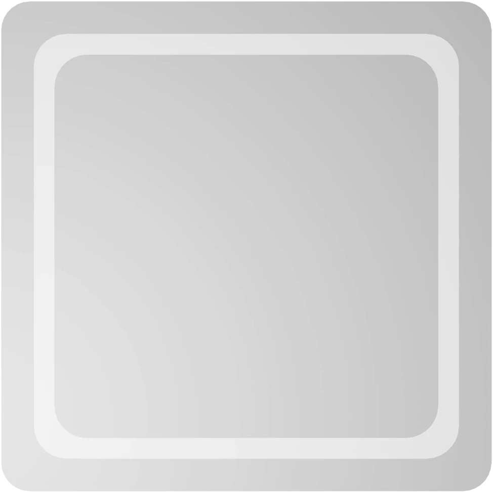 LED vonios veidrodis Skaidrus 60 x 60 cm grūdintas stiklas