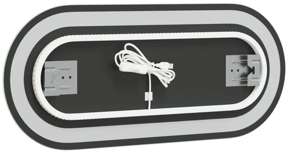 LED vonios veidrodis Skaidrus 70 x 30 cm grūdintas stiklas