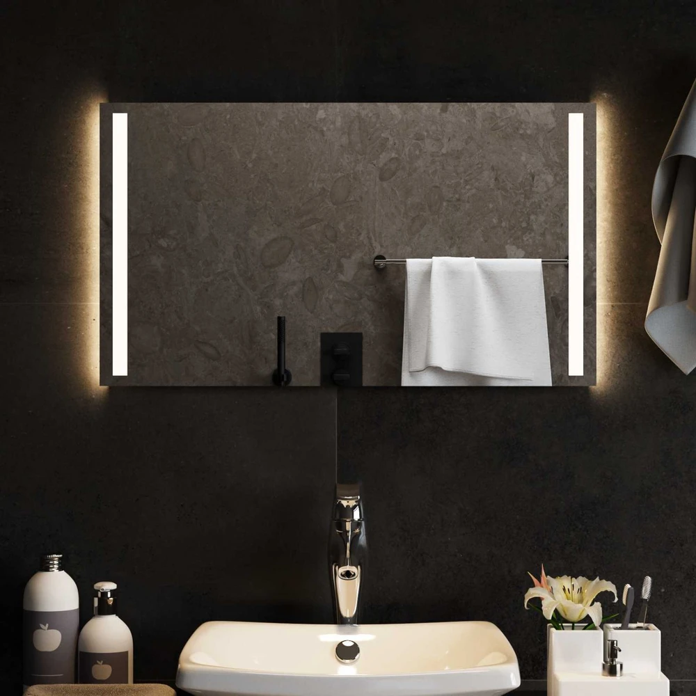 LED vonios veidrodis Skaidrus 70 x 40 cm grūdintas stiklas