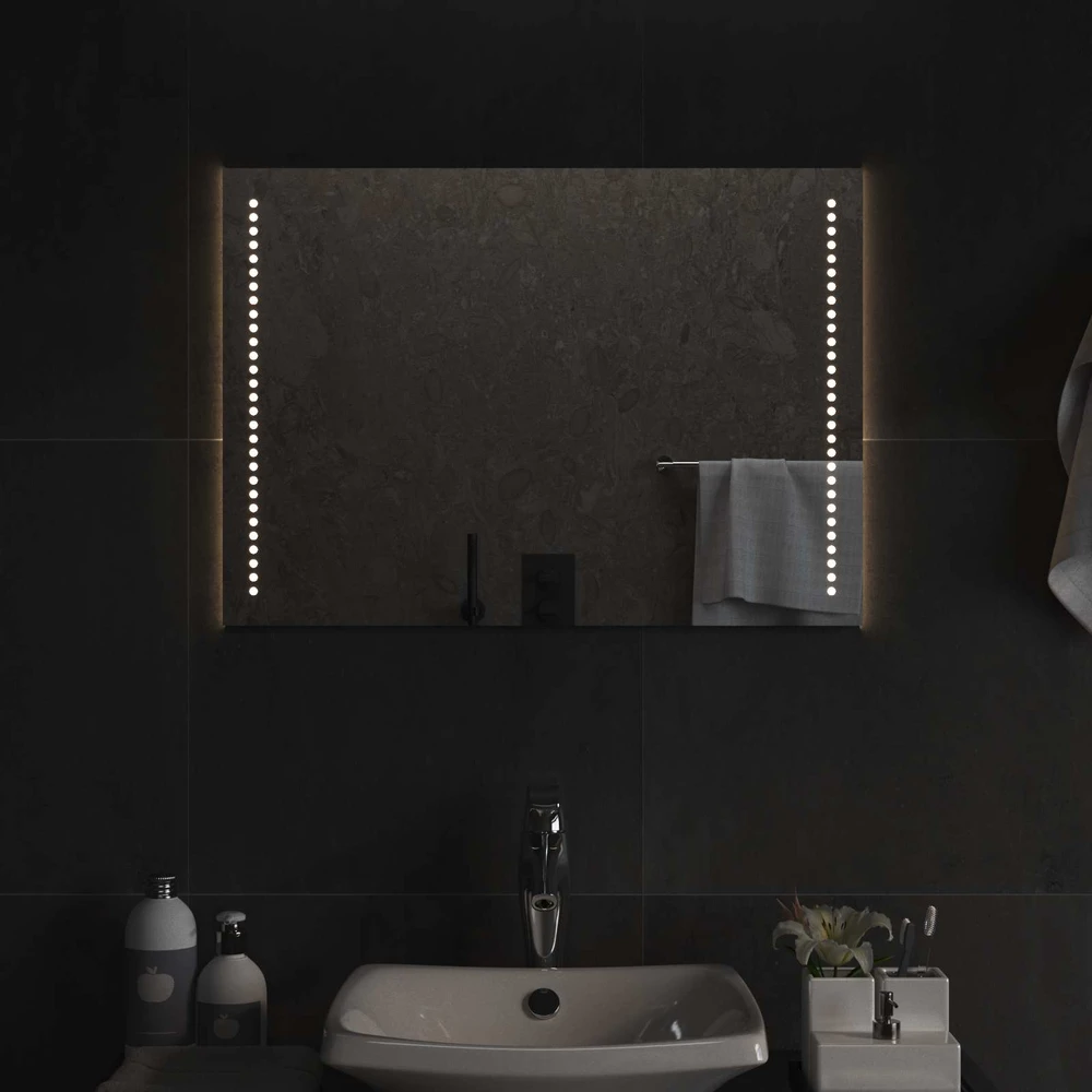 LED vonios veidrodis Skaidrus 70 x 50 cm grūdintas stiklas