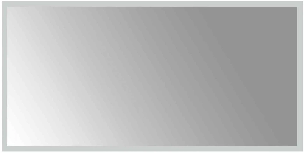 LED vonios veidrodis Skaidrus 80 x 40 cm grūdintas stiklas