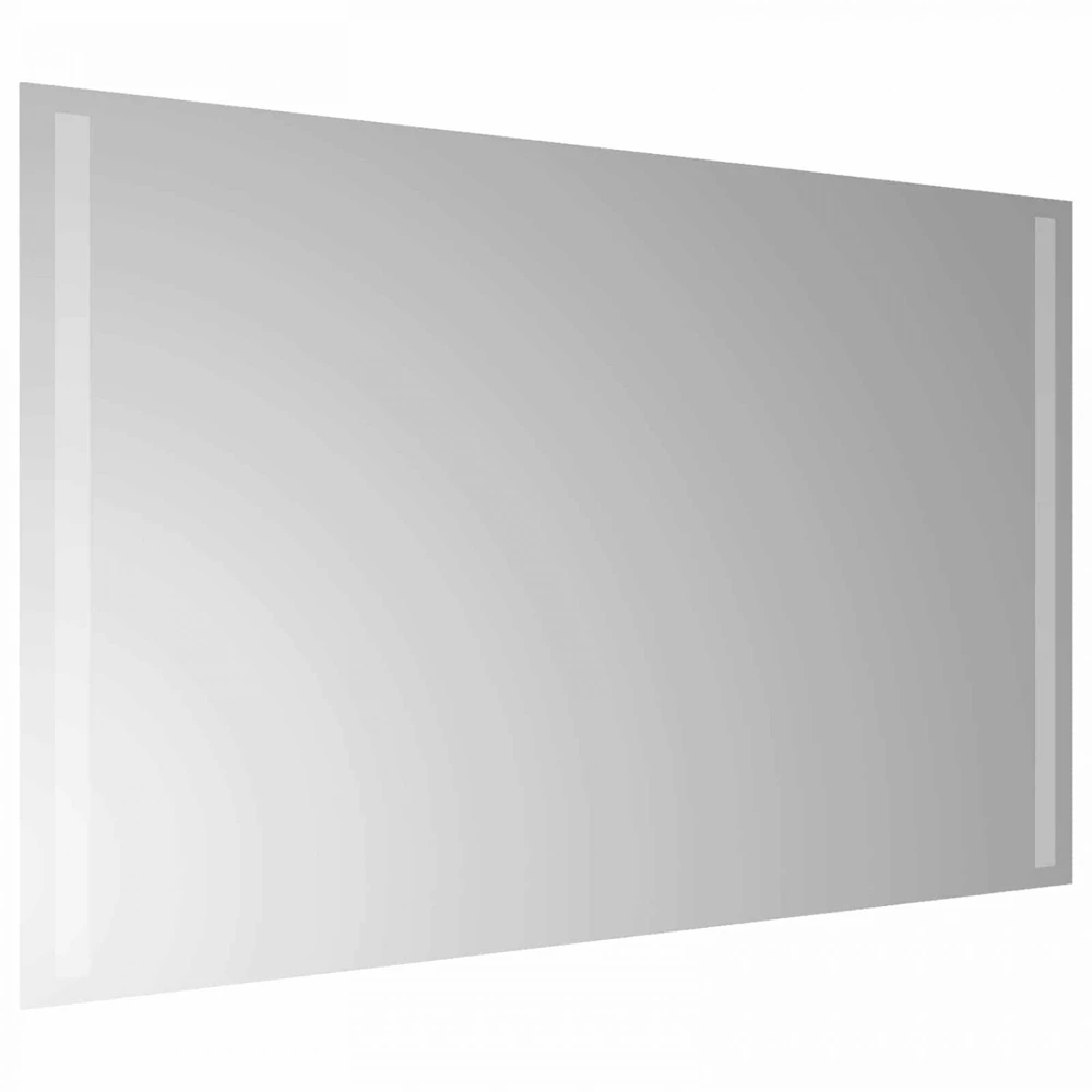 LED vonios veidrodis Skaidrus 80 x 50 cm grūdintas stiklas