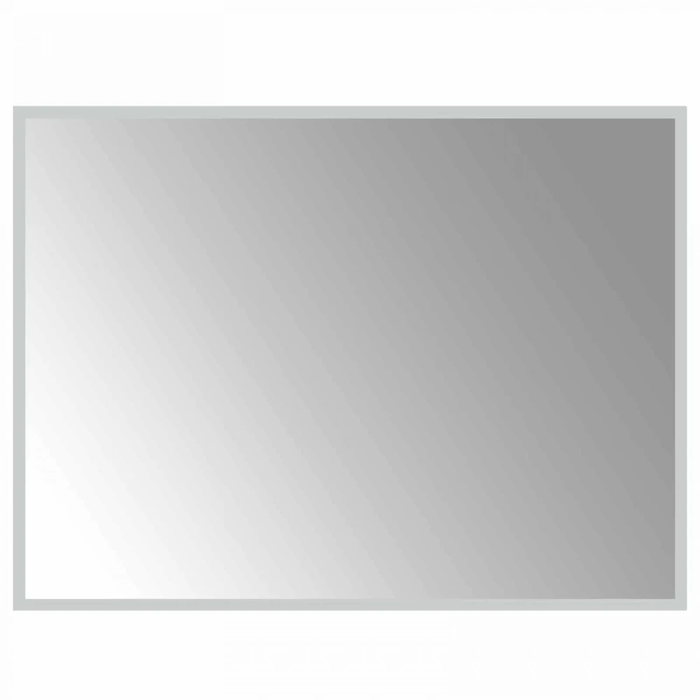 LED vonios veidrodis Skaidrus 80 x 60 cm grūdintas stiklas