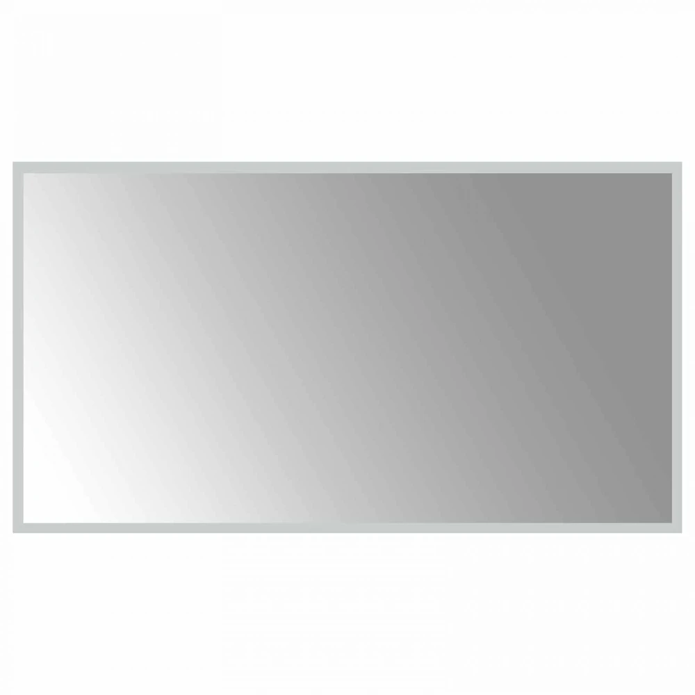 LED vonios veidrodis Skaidrus 90 x 50 cm grūdintas stiklas