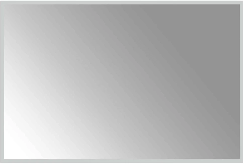 LED vonios veidrodis Skaidrus 90 x 60 cm grūdintas stiklas
