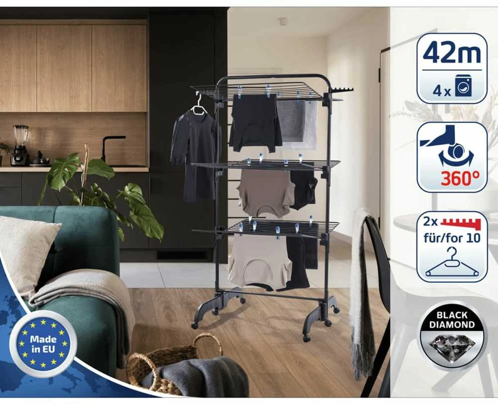 Sulankstoma drabužių džiovykla Leifheit Comfort Tower 420