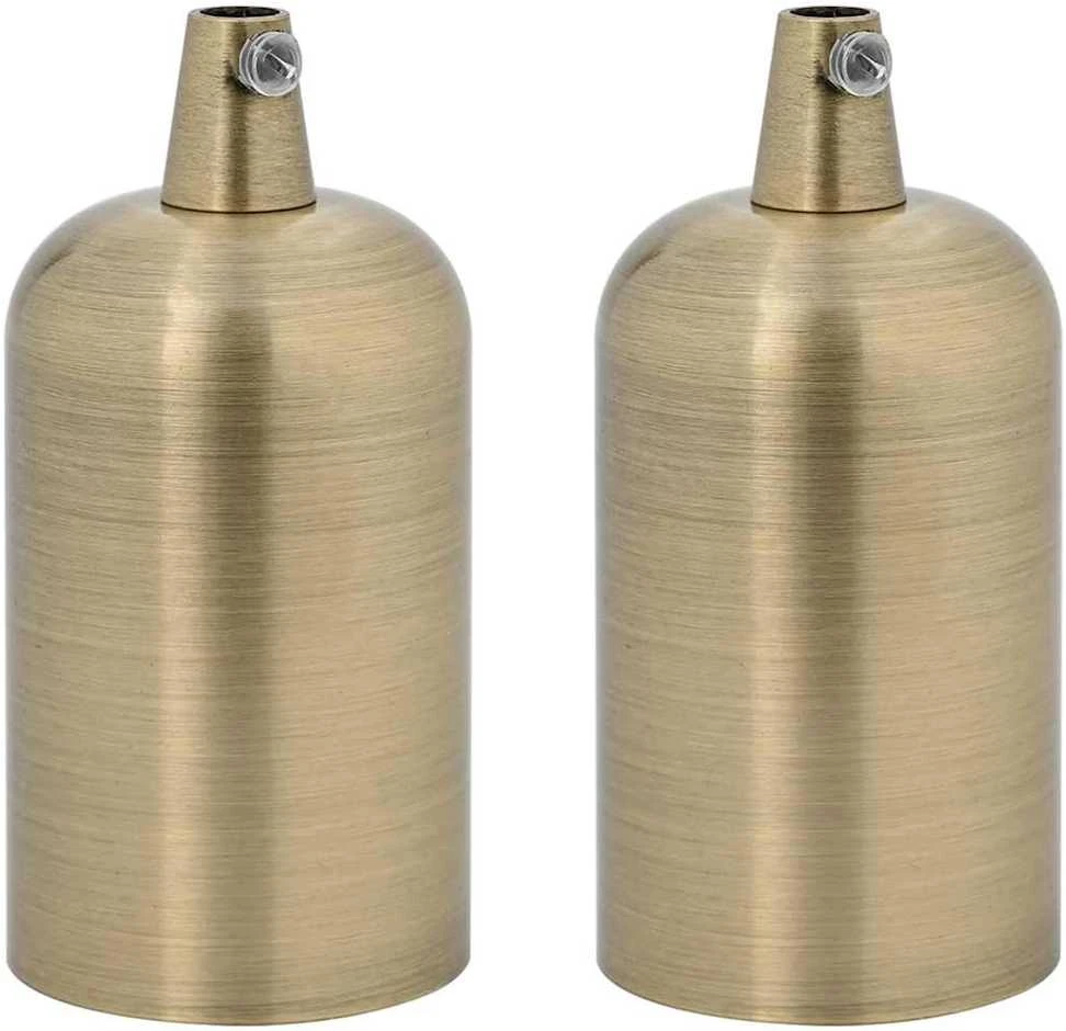 lempų laikikliai 2 vnt Bronze E27