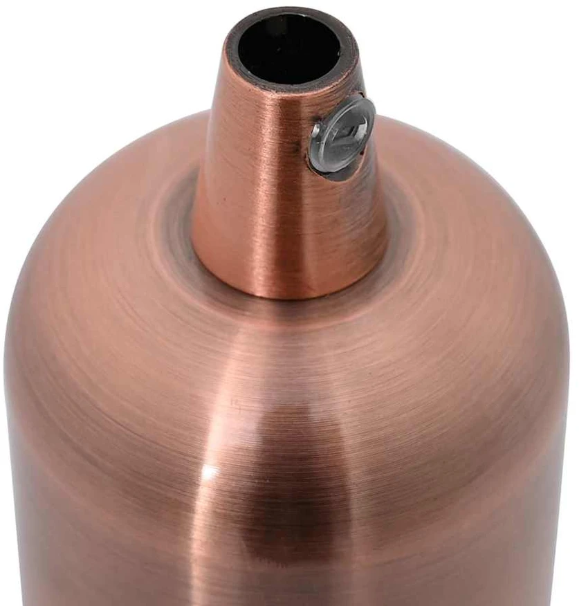lempų laikikliai 2 vnt Raudona Bronze E27