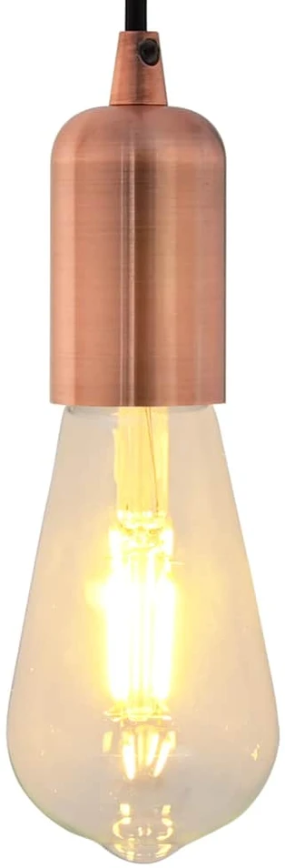 lempų laikikliai 2 vnt Raudona Bronze E27