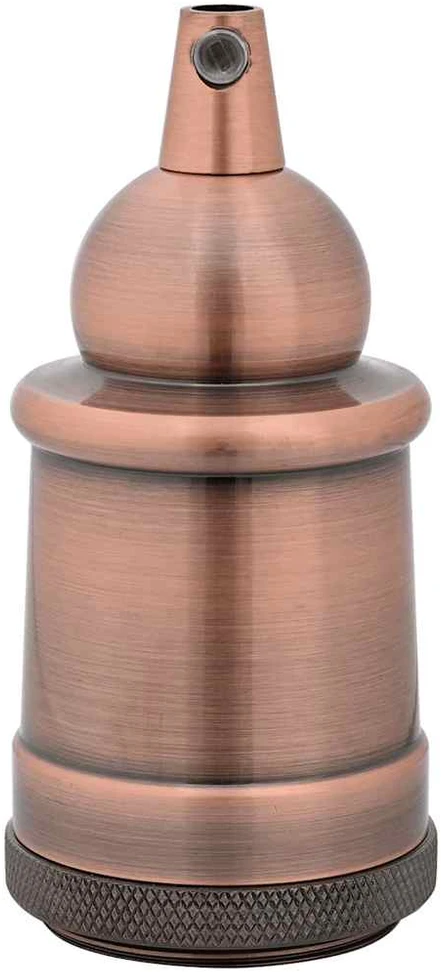 lempų laikikliai 2 vnt Raudona Bronze E27