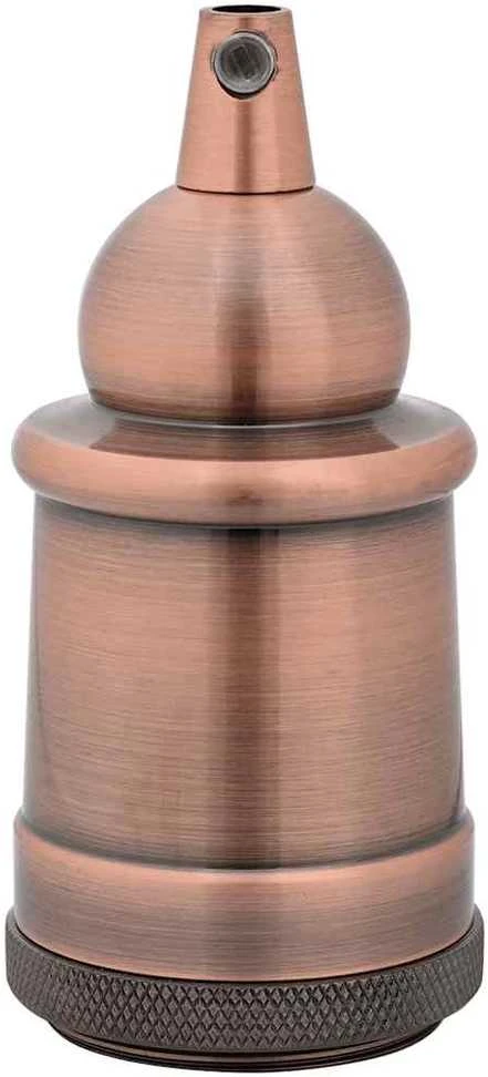 lempų laikikliai 2 vnt Raudona Bronze E27