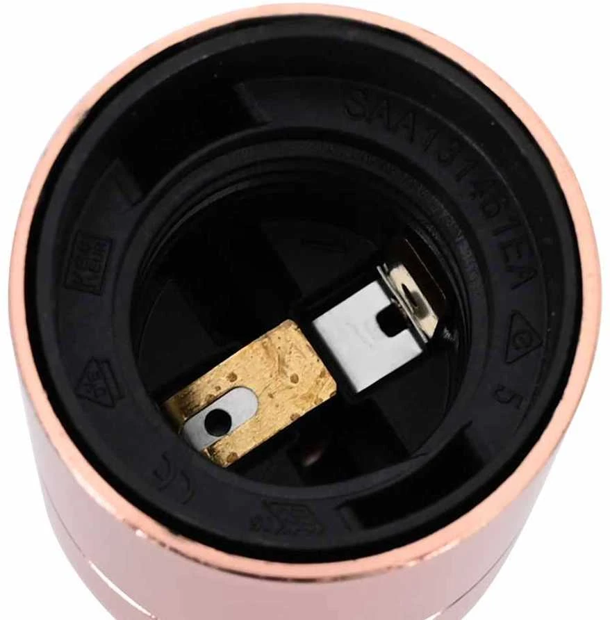 lempų laikikliai 2 vnt Rose Gold E27