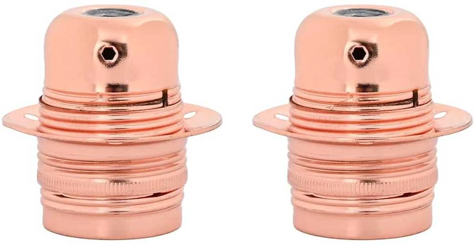 lempų laikikliai 2 vnt Rose Gold E27