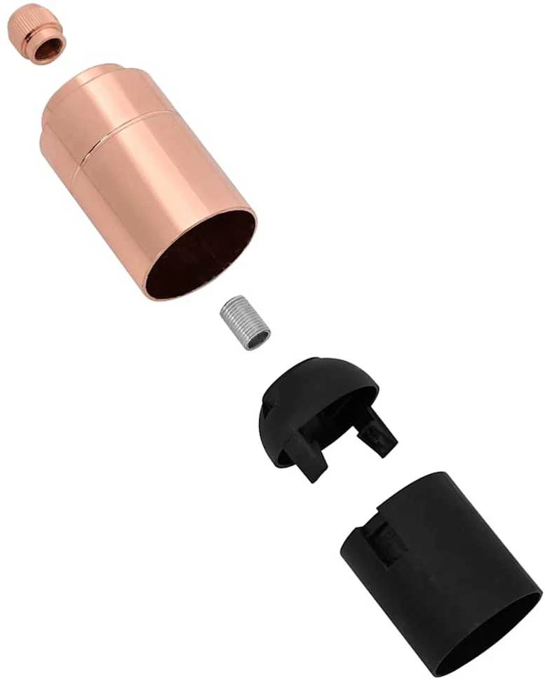 lempų laikikliai 2 vnt Rose Gold E27