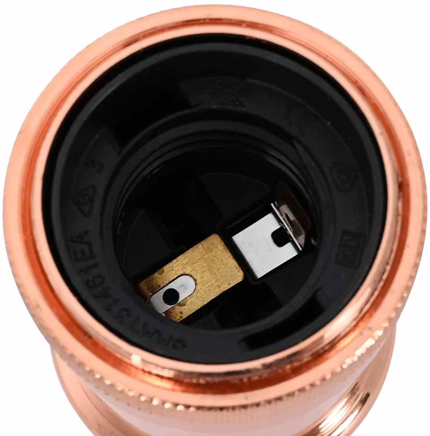 lempų laikikliai 2 vnt Rose Gold E27