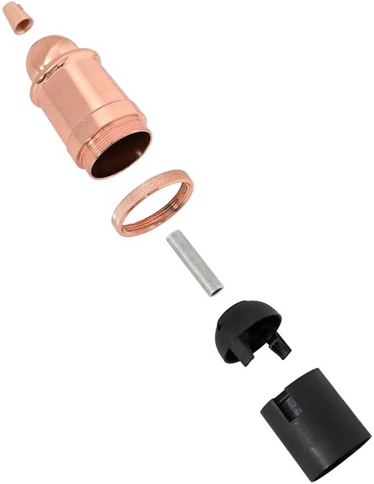 lempų laikikliai 2 vnt Rose Gold E27