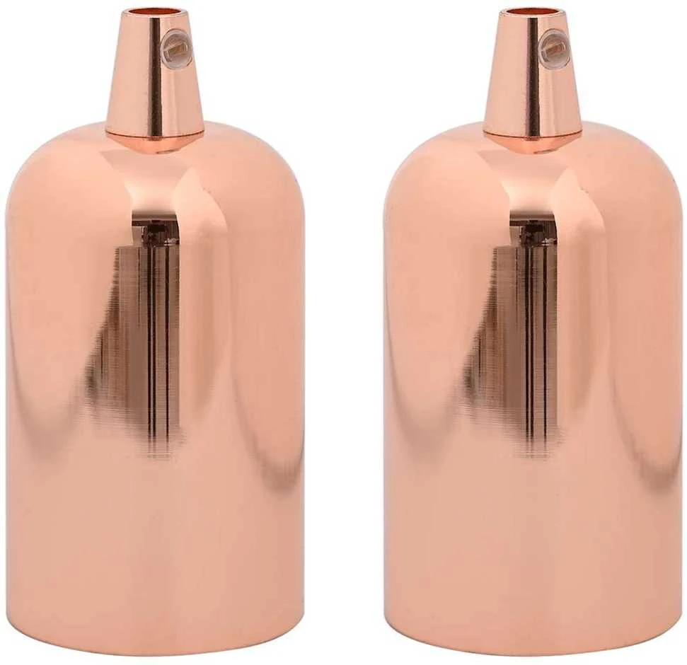 lempų laikikliai 2 vnt Rose Gold E27