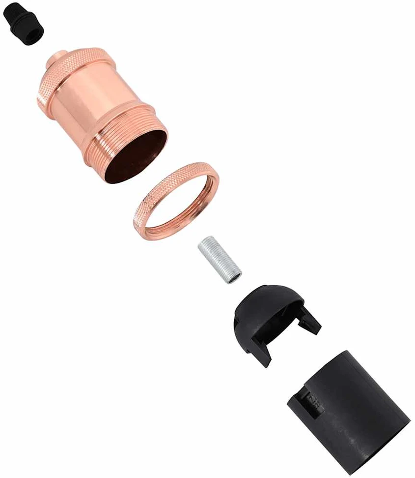 lempų laikikliai 2 vnt Rose Gold E27