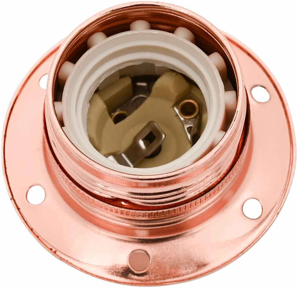 lempų laikikliai 2 vnt Rose Gold E27