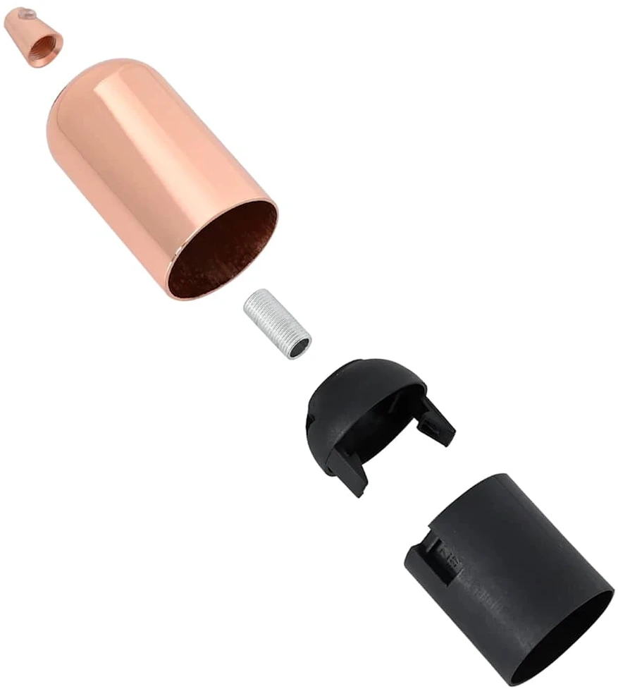 lempų laikikliai 2 vnt Rose Gold E27