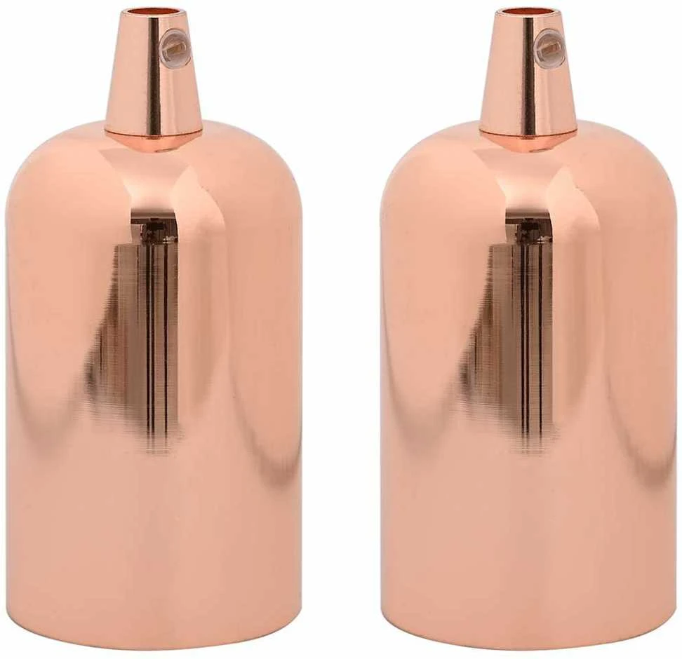 lempų laikikliai 2 vnt Rose Gold E27