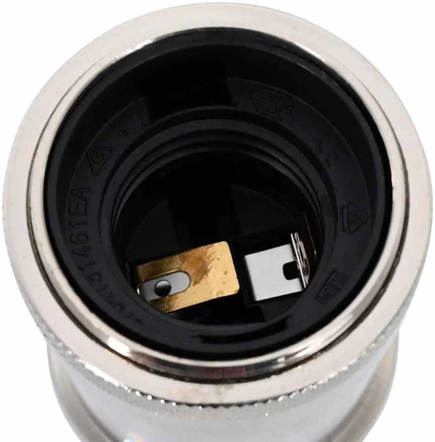 lempų laikikliai 2 vnt Satin Nickel E27