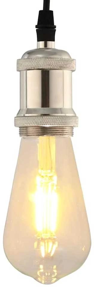 lempų laikikliai 2 vnt Satin Nickel E27