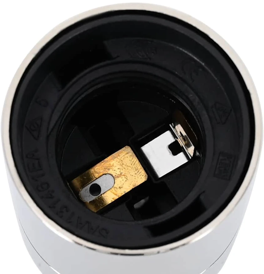 lempų laikikliai 2 vnt Satin Nickel E27