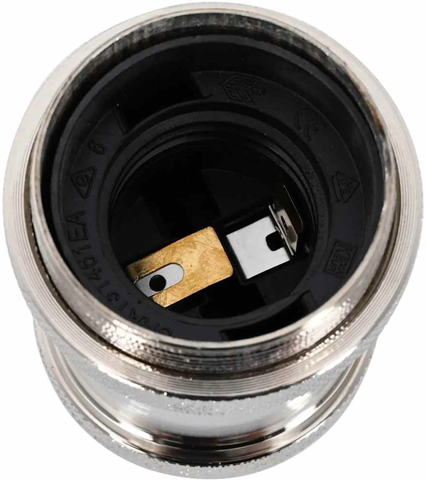 lempų laikikliai 2 vnt Satin Nickel E27