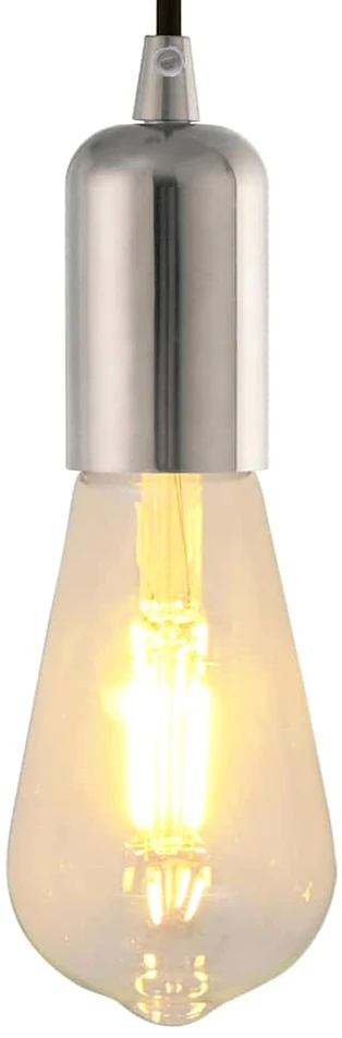 lempų laikikliai 2 vnt Satin Nickel E27