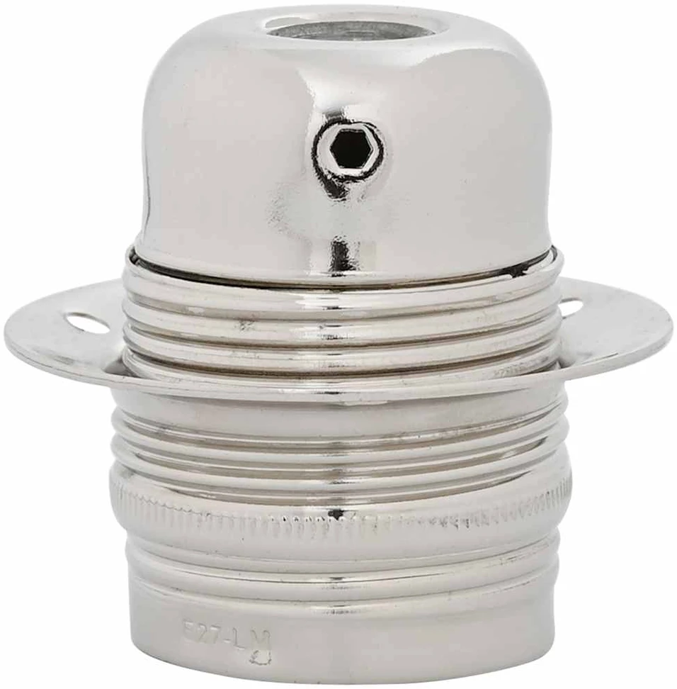 lempų laikikliai 2 vnt Satin Nickel E27
