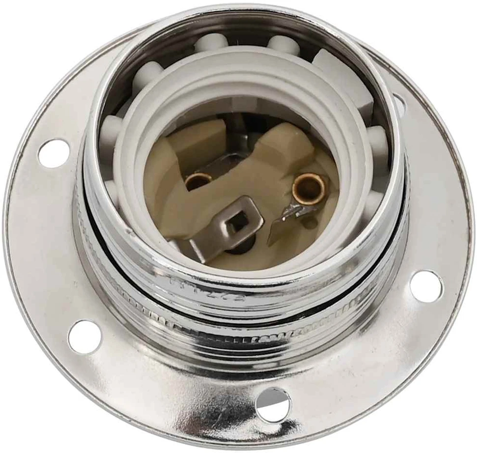 lempų laikikliai 2 vnt Satin Nickel E27