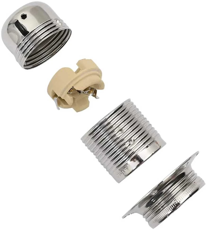 lempų laikikliai 2 vnt Satin Nickel E27