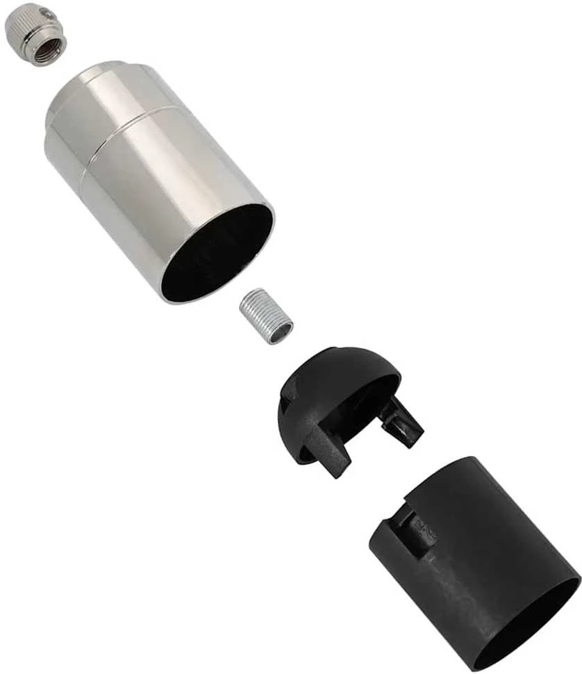 lempų laikikliai 2 vnt Satin Nickel E27