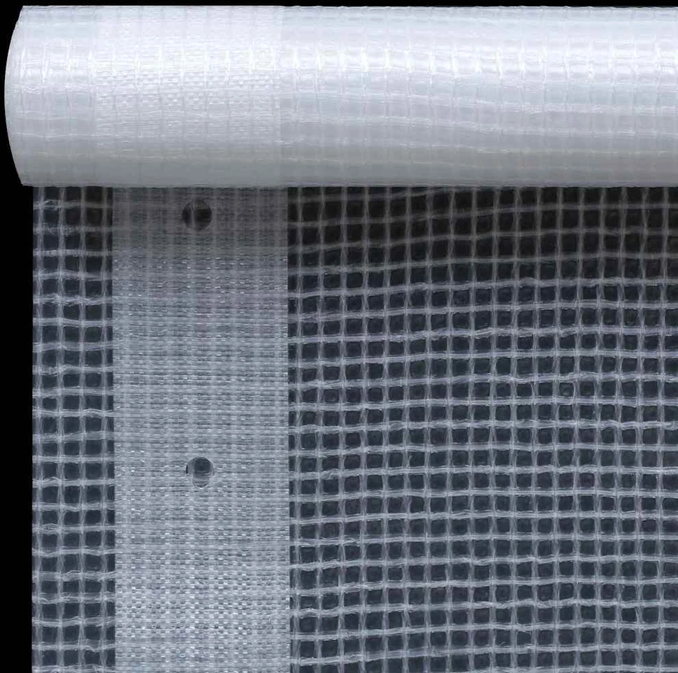Leno tentai, 2vnt., baltos spalvos, 2x3m, 260g/m²