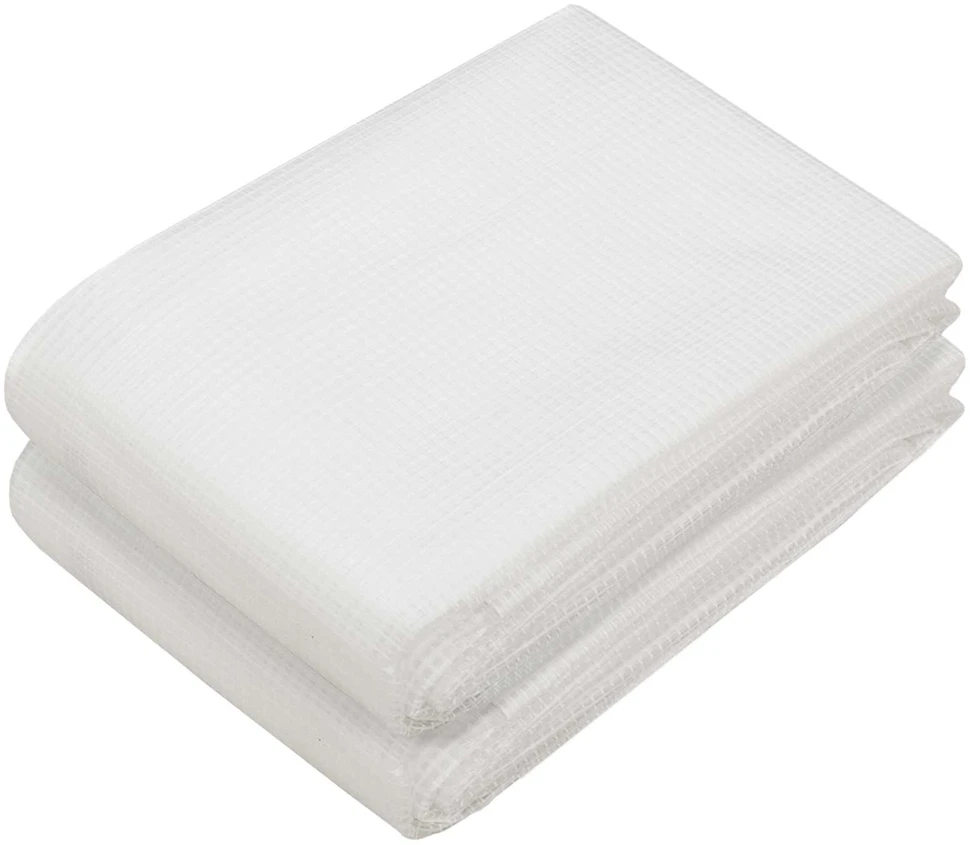 Leno tentai, 2vnt., baltos spalvos, 4x2m, 260g/m²