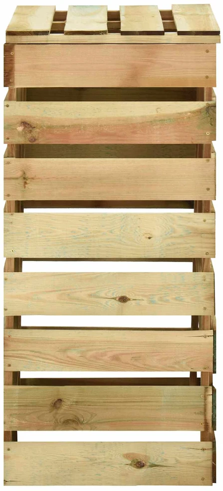 Lentų sodo kompostavimo dėžė 2 pcs Žalia 110 x 58 x 113 cm