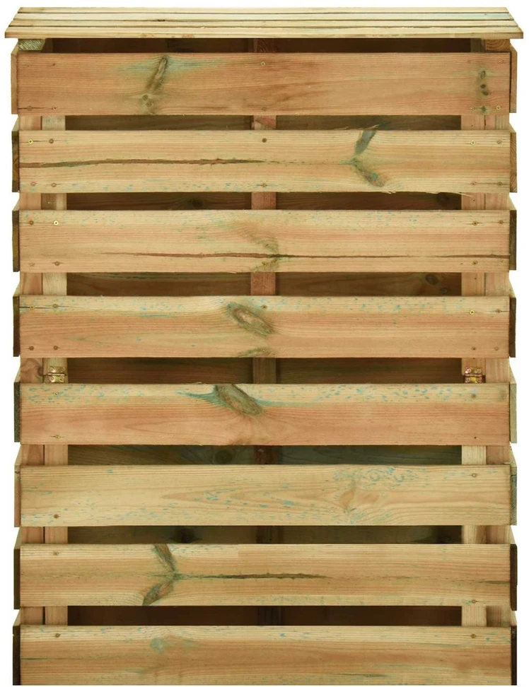 Lentų sodo kompostavimo dėžė Žalia 106 x 58 x 110 cm