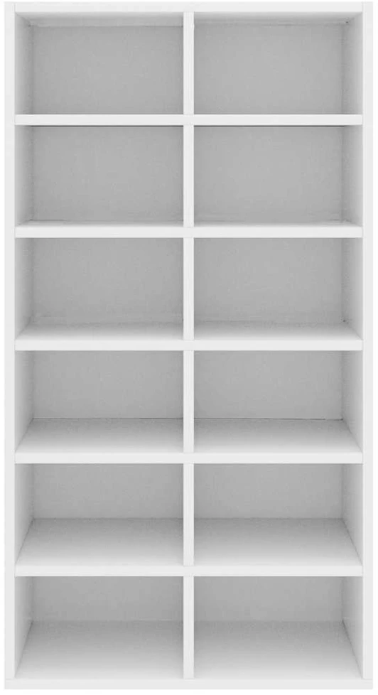 Lentyna batams, baltos spalvos, 54x34x100,5cm, mediena