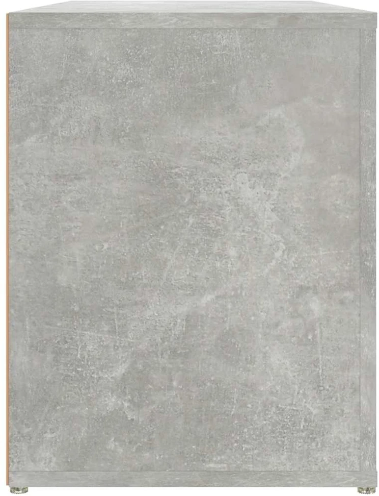 Lentyna batams, betono pilka, 100x35x45cm, apdirbta mediena