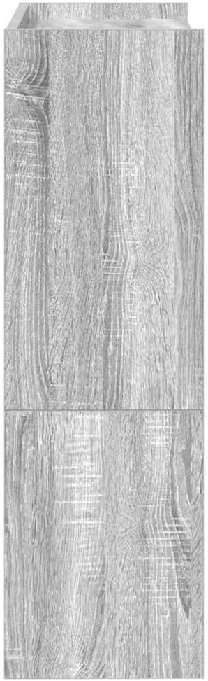 Lentyna batams, pilka ąžuolo, 80x25x61,5cm, apdirbta mediena