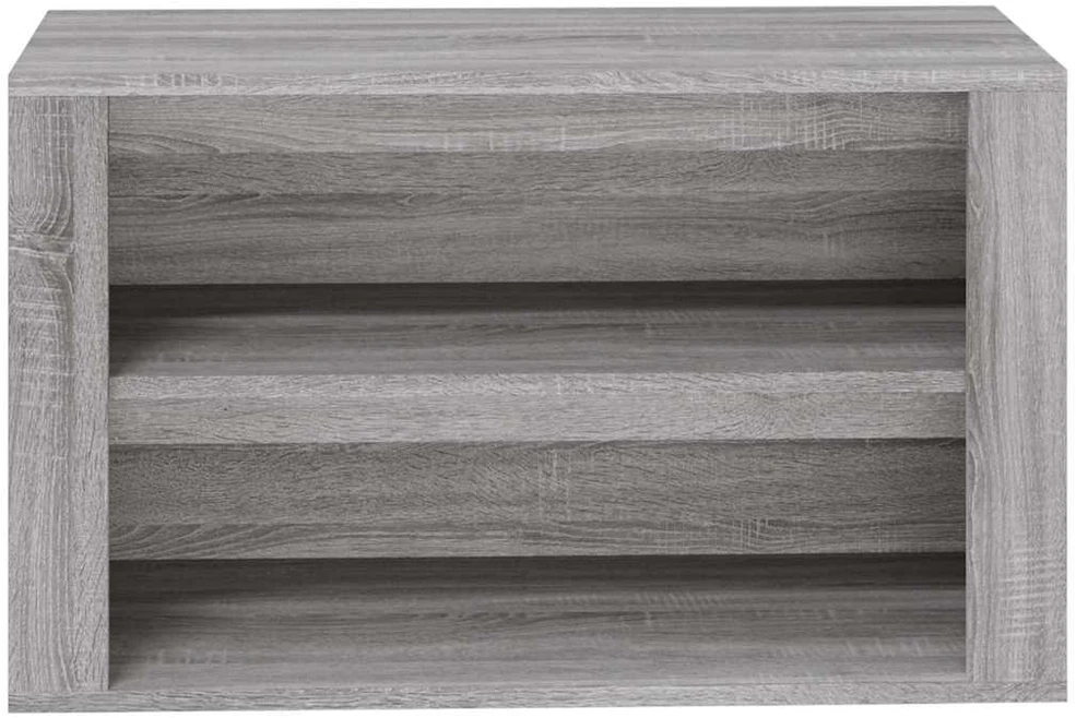 Lentyna batams, pilkos ąžuolo spalvos, 75x35x45cm, mediena