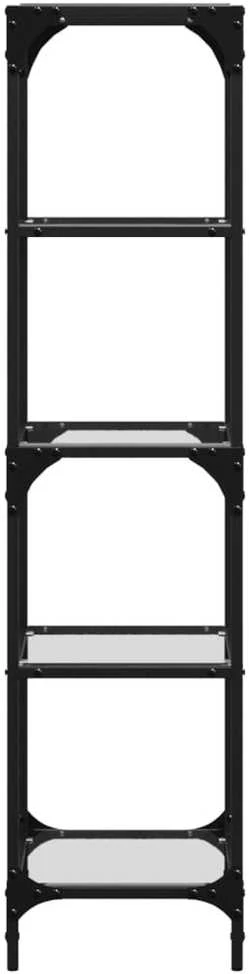 Lentyna daiktams su lentynomis, 40x30x123cm, plienas